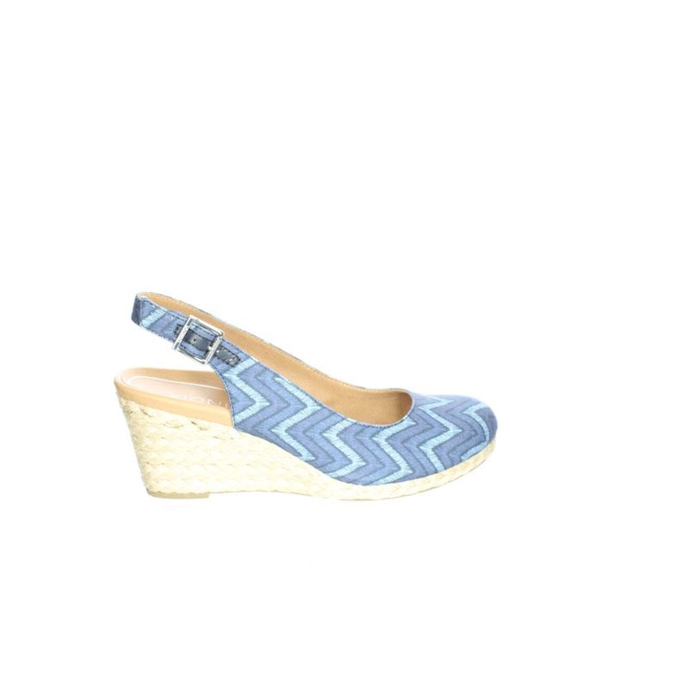 Vionic Womens Aruba Coralina Navy Espadrilles Size 7 Medium (B, M)